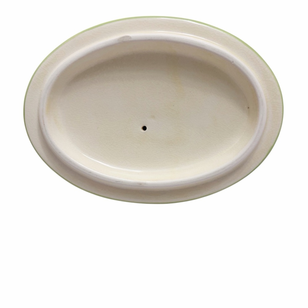 Hallmark | Ceramic Bunny Lidded Candy Dish in Light Green Easter Spring - Picture 7 of 9